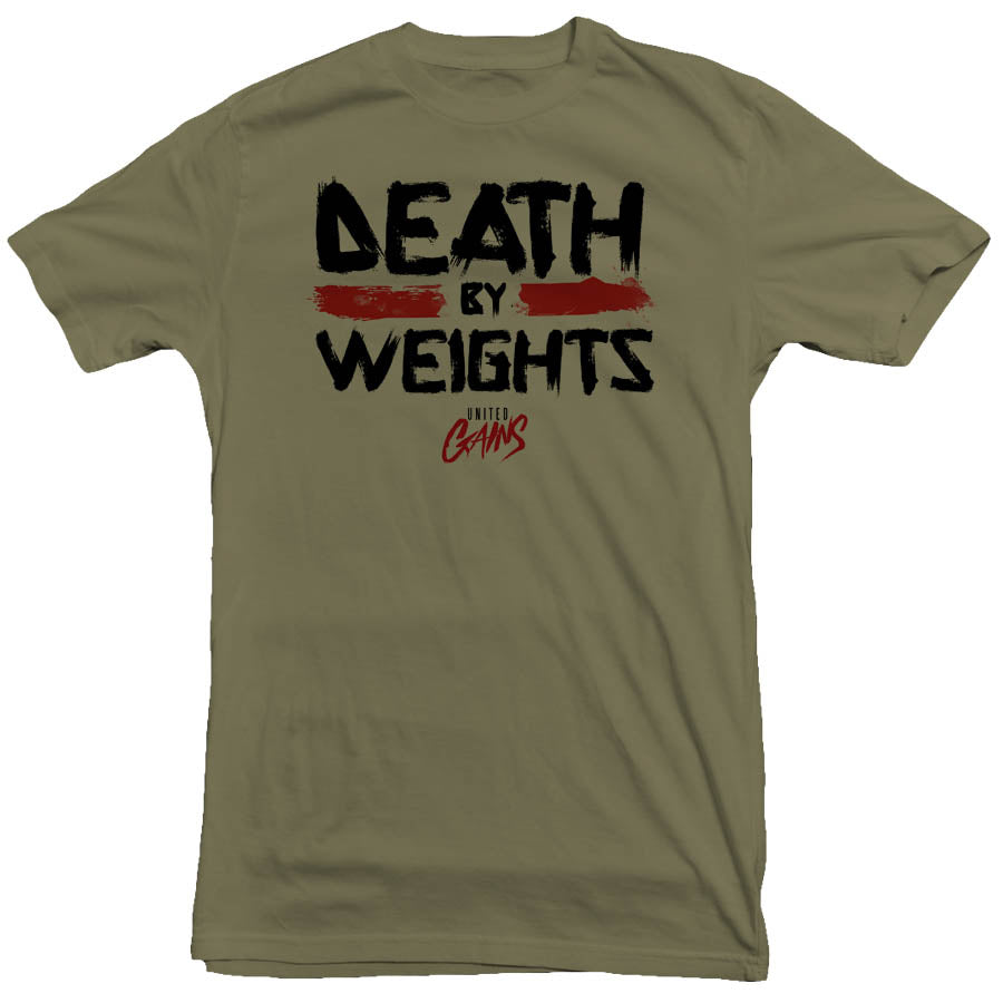 United Gains - Death By Weights Tee