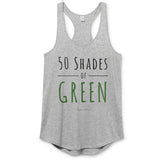 Vegan Power - 50 Shades of Green Premium Racerback