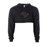 WIG FLEW V2 CROP HOODIE - BLACK