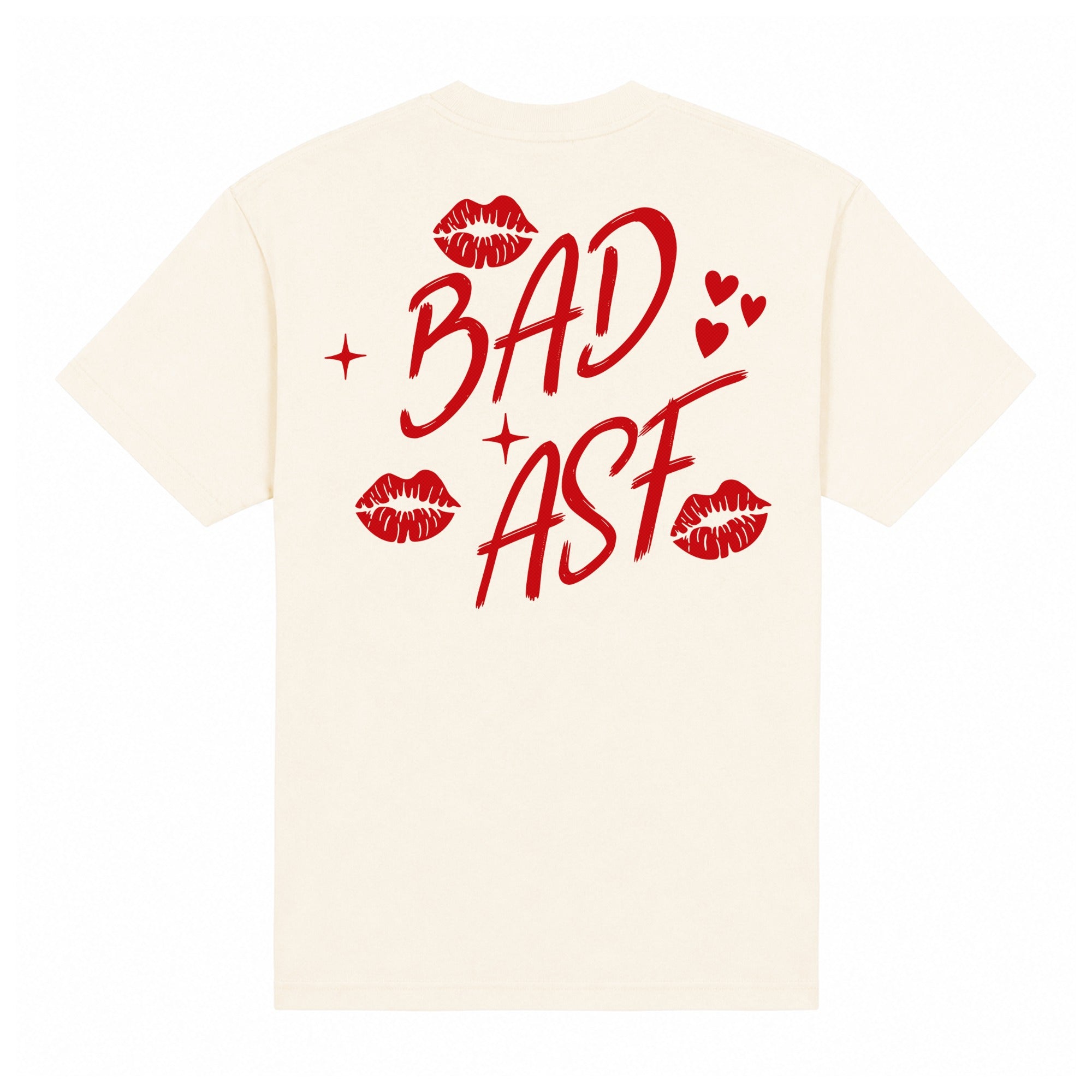 Bethany Heavyweight Tee — Natural, back