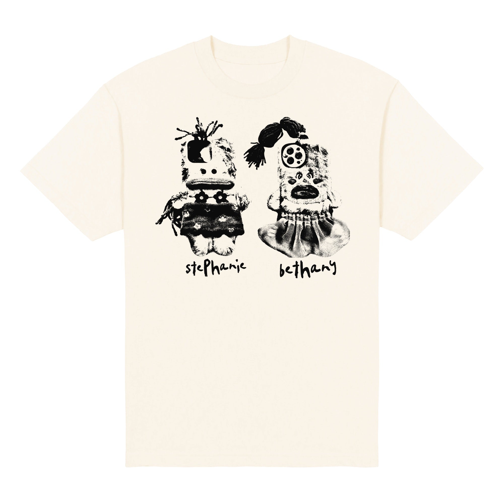 Bethany Heavyweight Tee — Natural, front