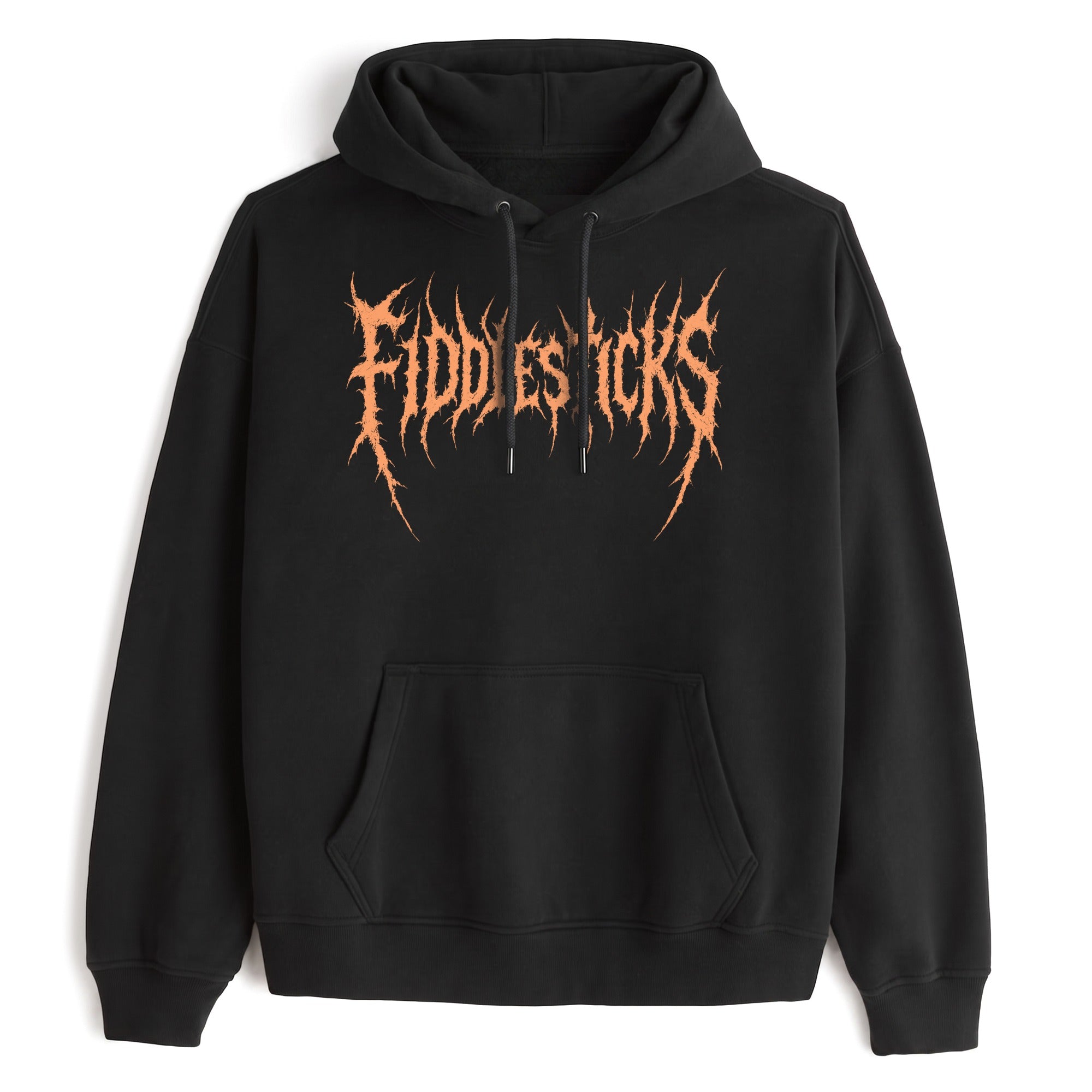 Fiddlesticks Hoodie — Black, front
