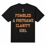 I Fumbled Heavyweight Tee — Black, back