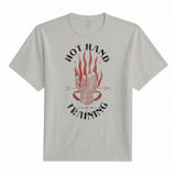 Hot Hand Training Tee — Cement, front