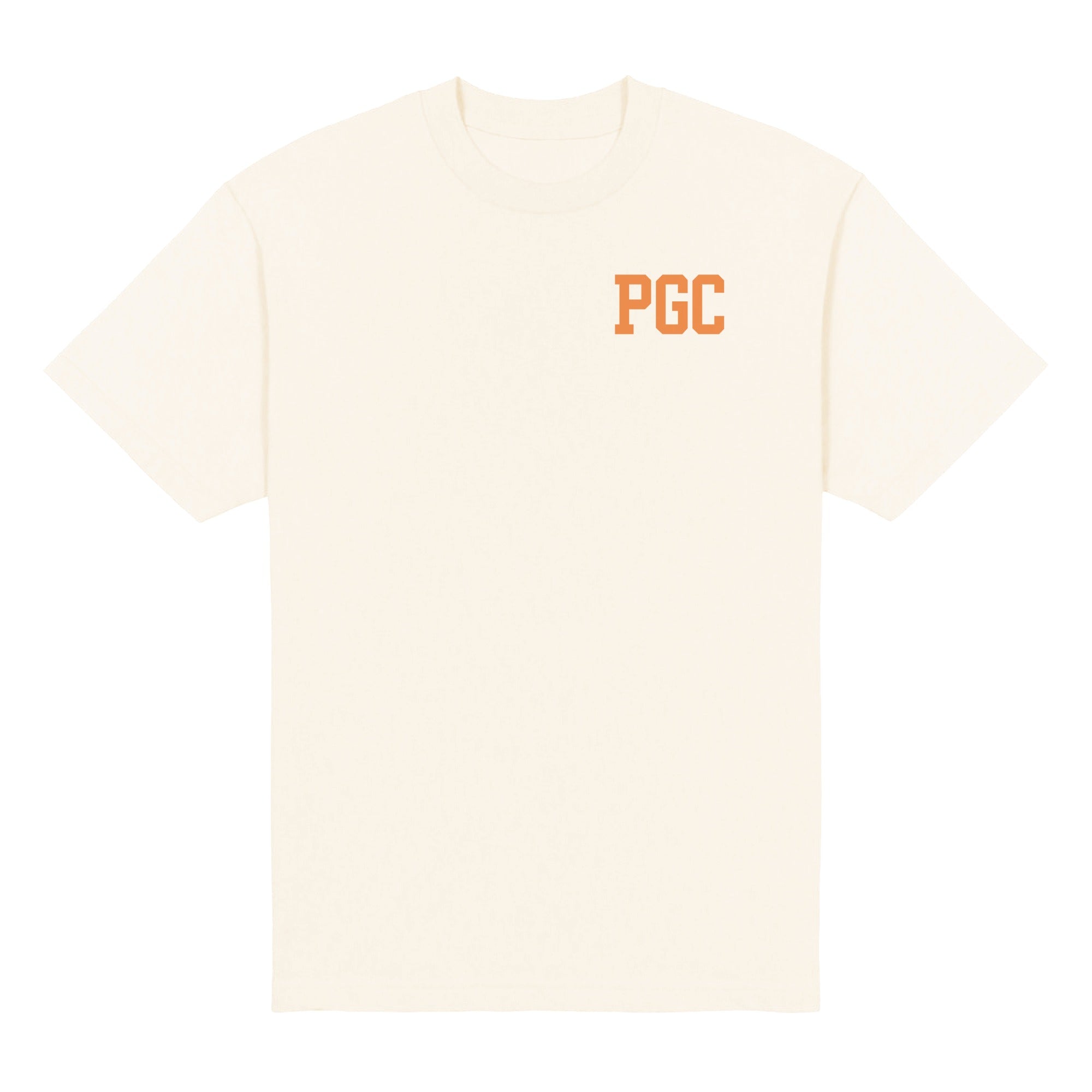 Collegiate Heavyweight Tee — Natural, front