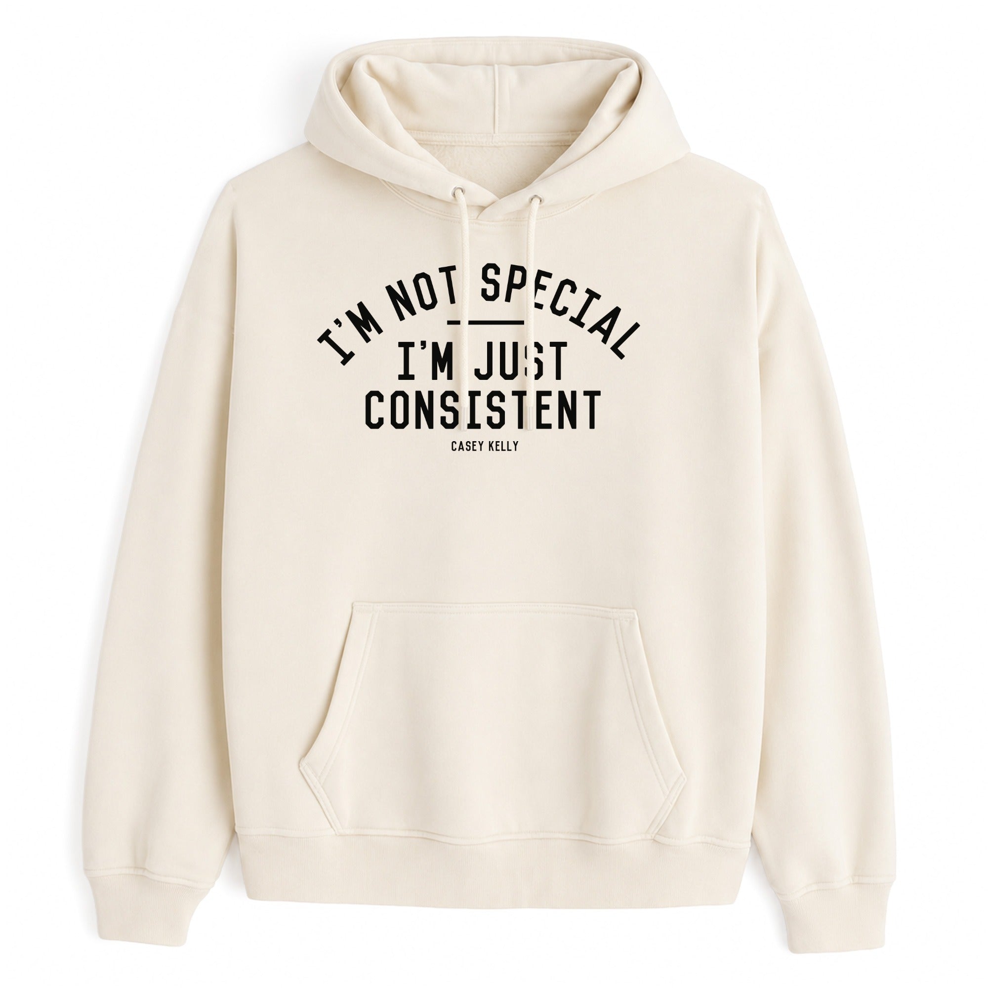Consistent Hoodie — Natural, front