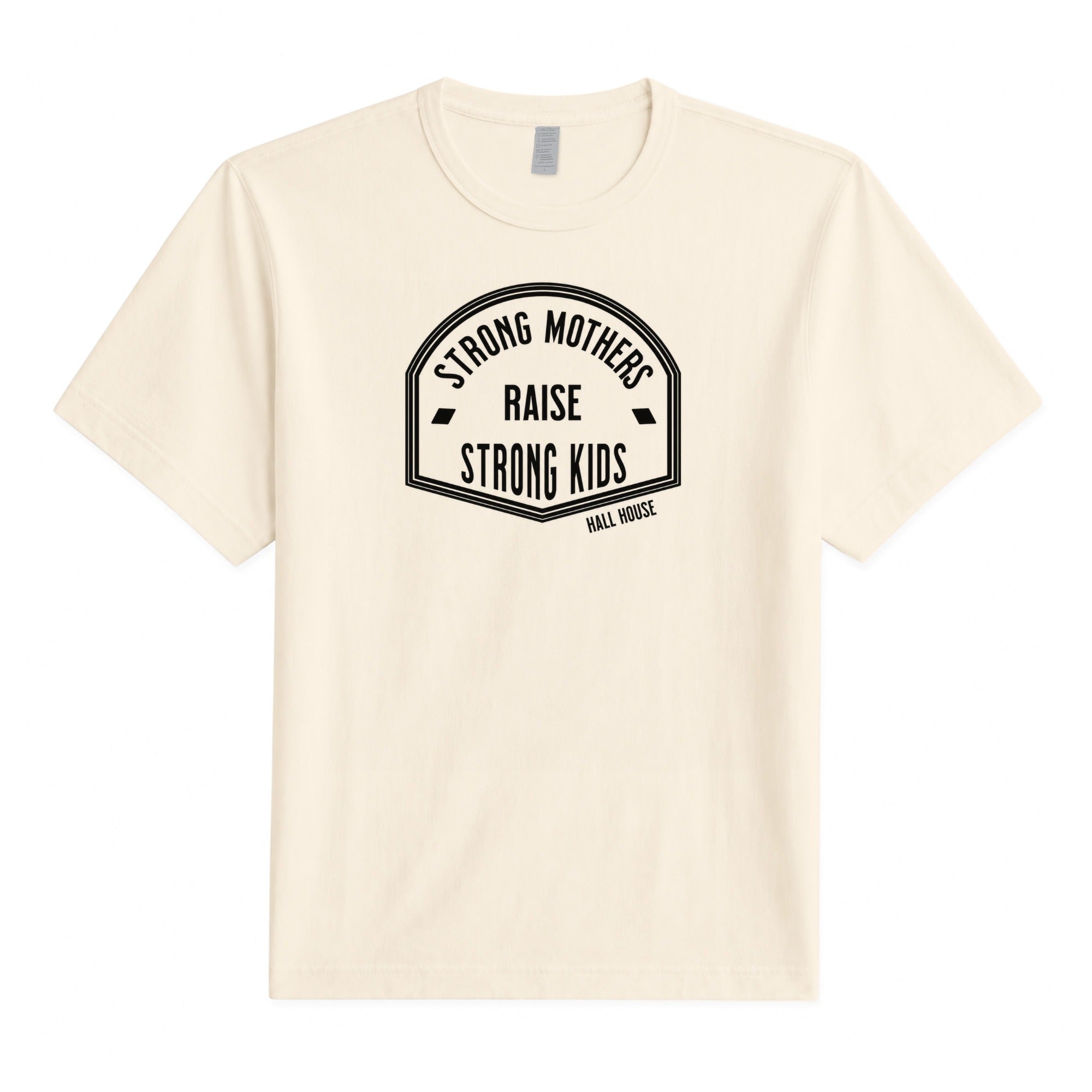 Strong Mothers Tee — Natural, front