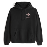 Ticket Hoodie — Black, front