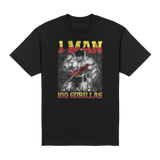 1 Man Vs 100 Gorillas Oversized Tee