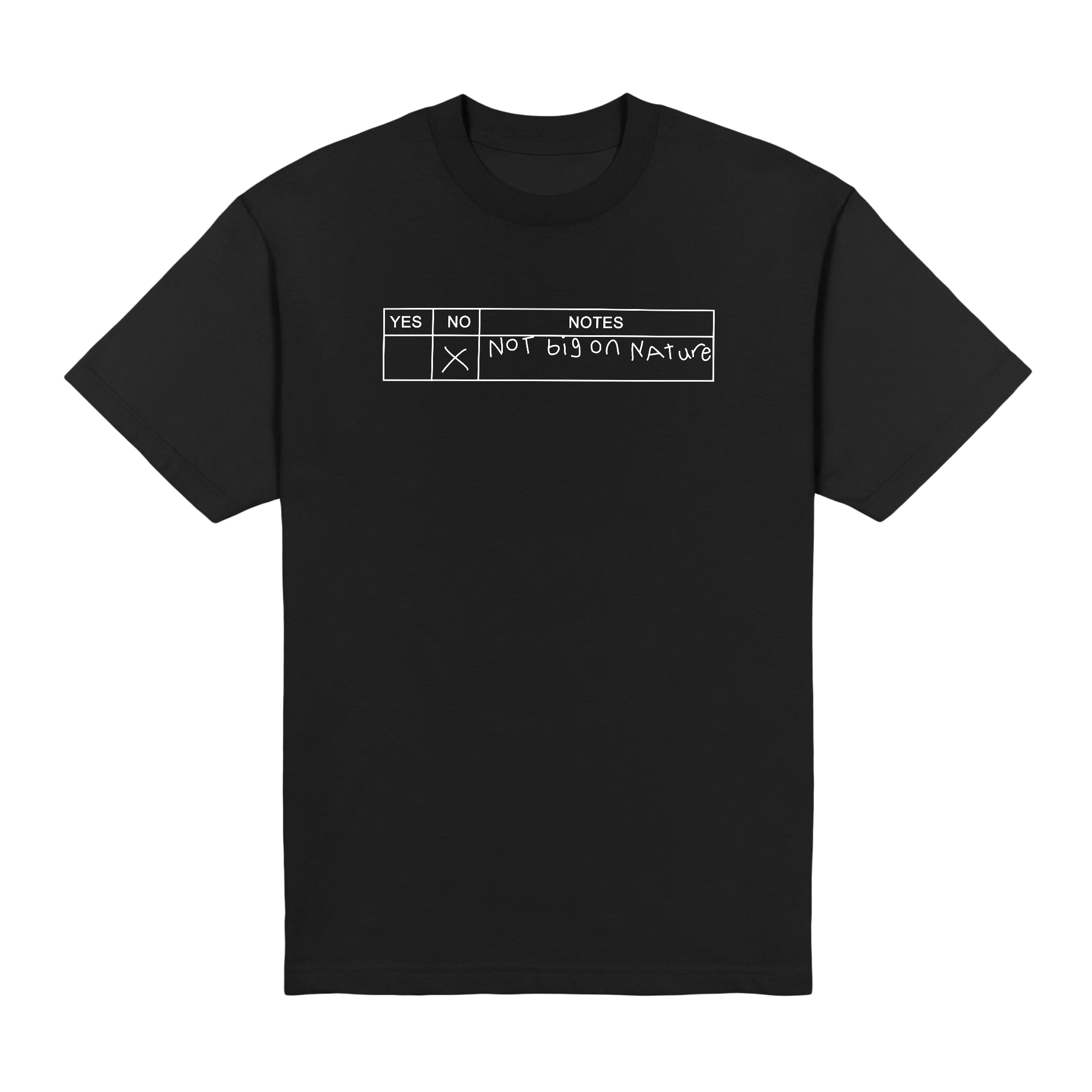 Not Big on Nature Heavyweight Tee