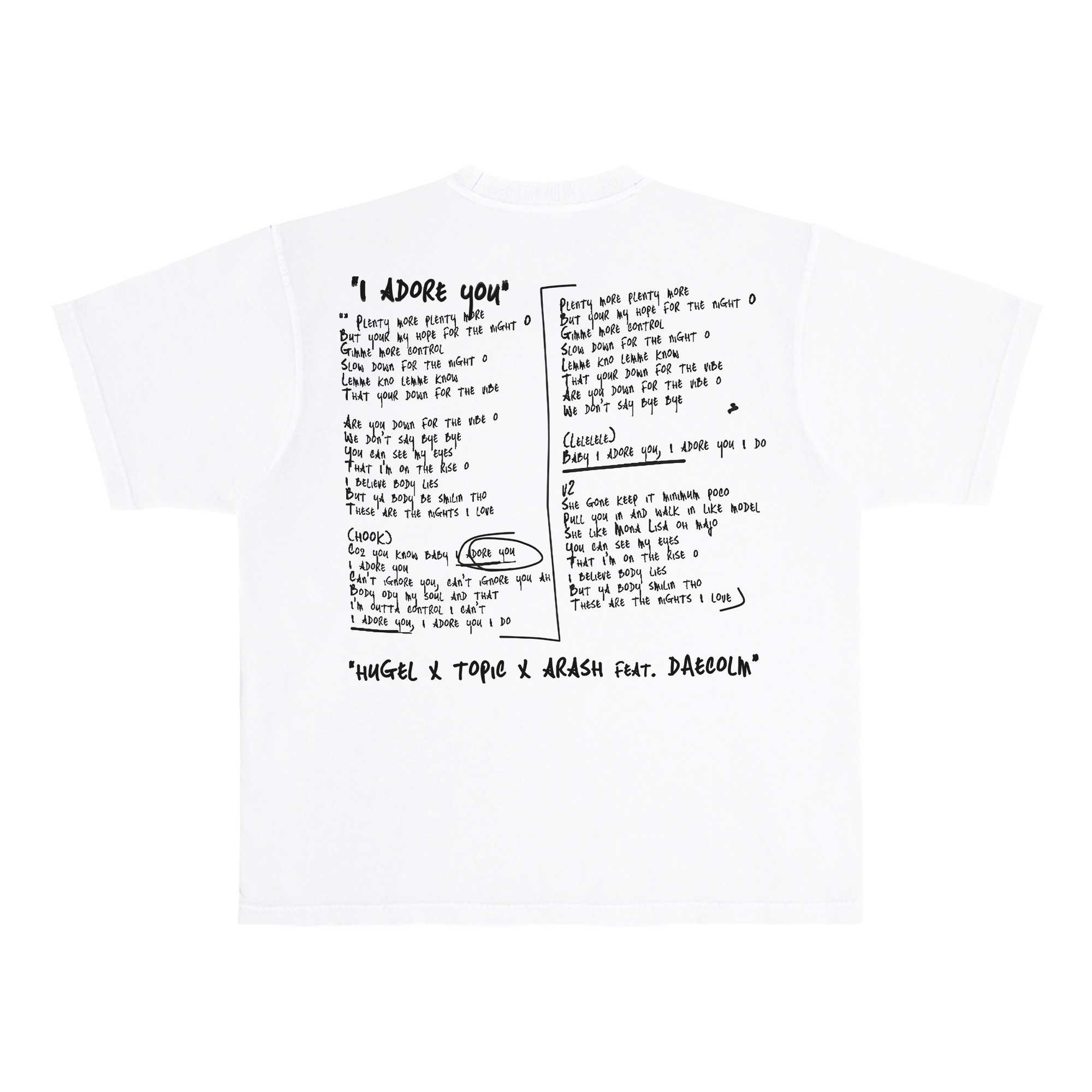 I Adore You Heavyweight Tee