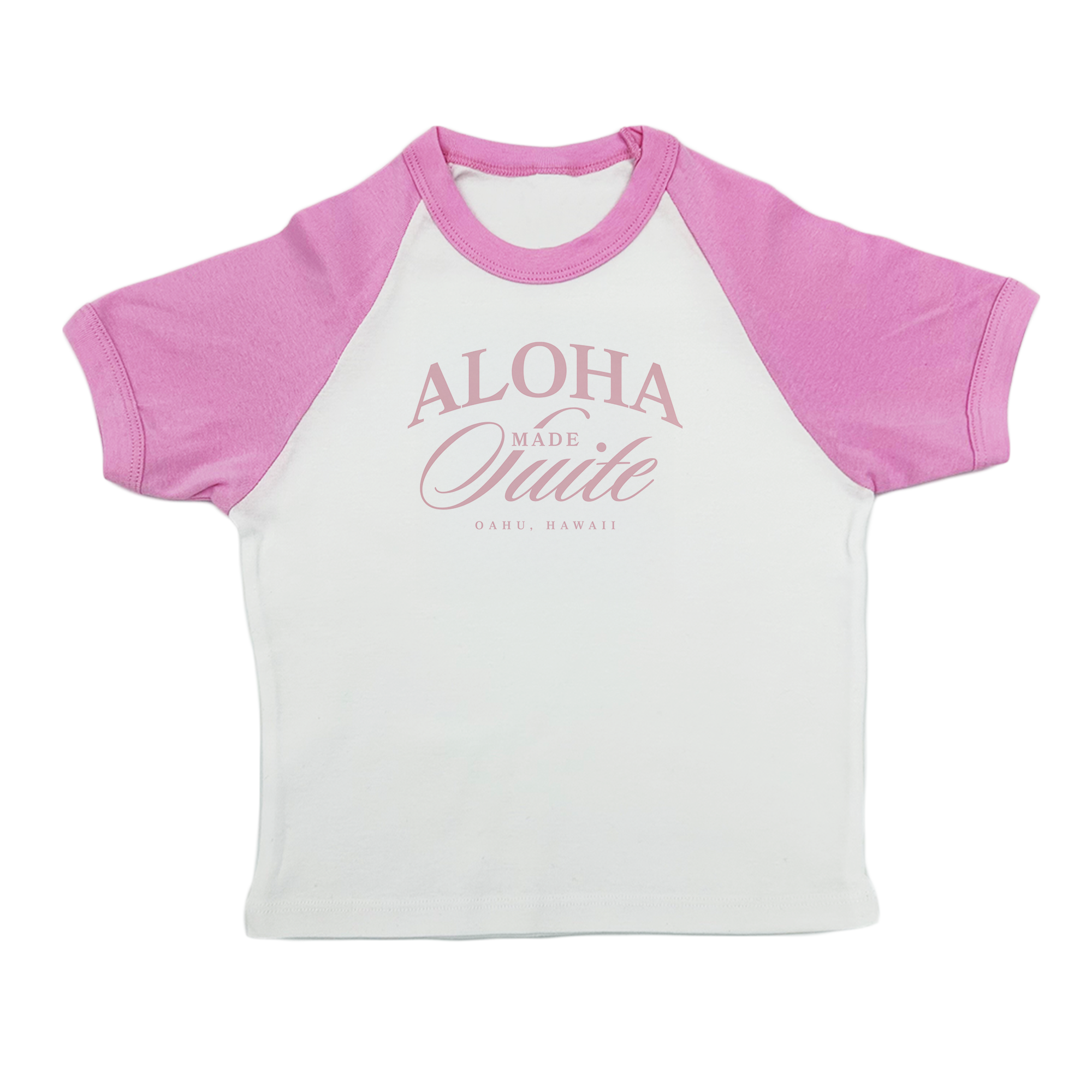 Aloha Made Suite Baby Tee Raglan