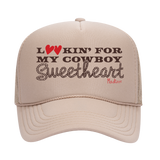 Cowboy Sweetheart Foam Trucker Snapback