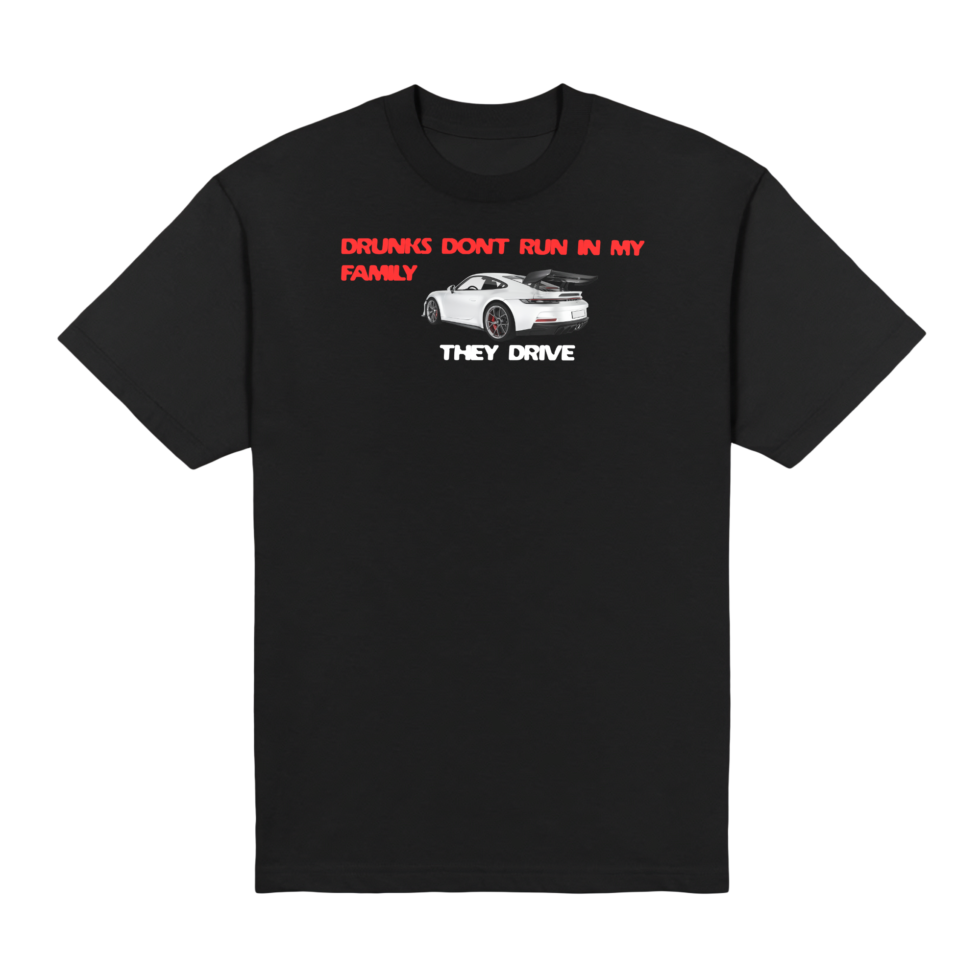 Drunks Don’t Run Heavyweight Tee