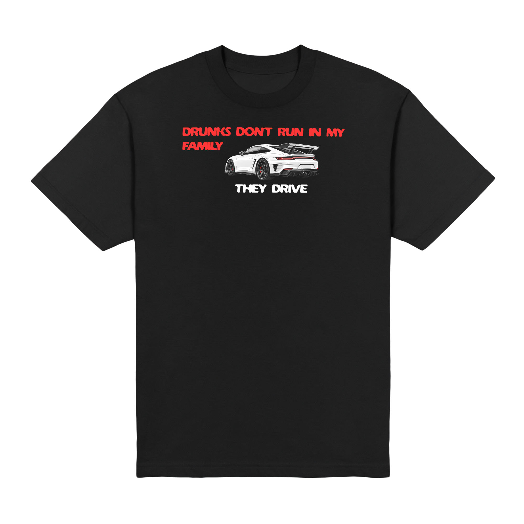 Drunks Don’t Run Heavyweight Tee