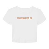 Funniest Ex Micro Rib Baby Tee