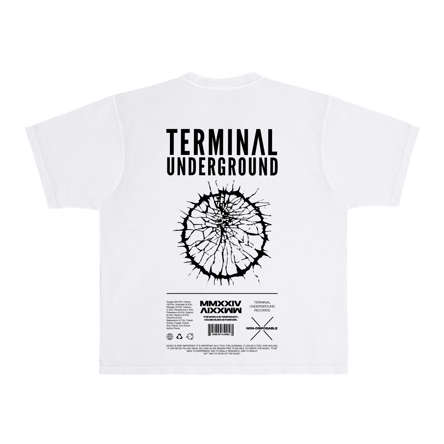 Terminal Underground Records Heavyweight Tee