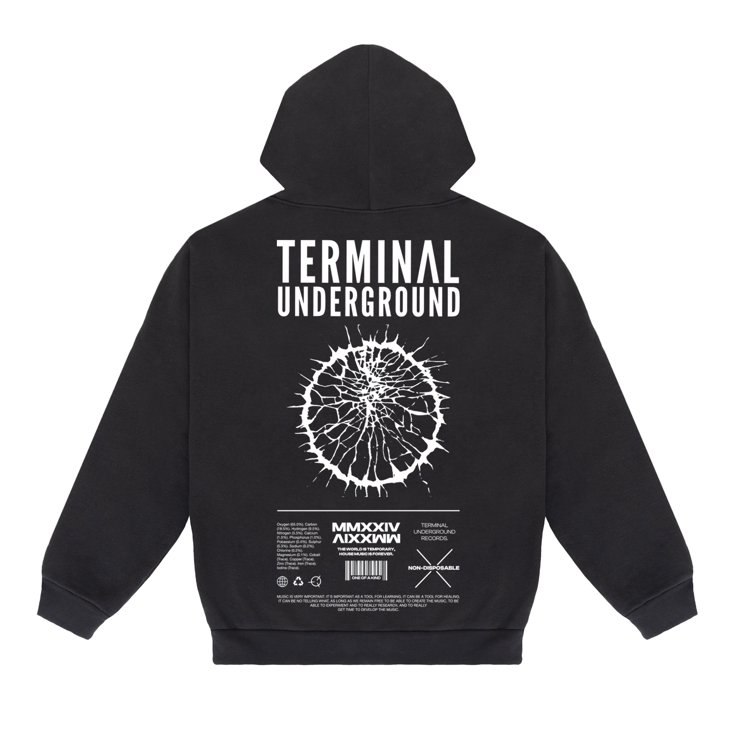 Terminal Underground Records Heavyweight Hoodie