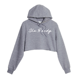 She Ready Crop Hoodie
