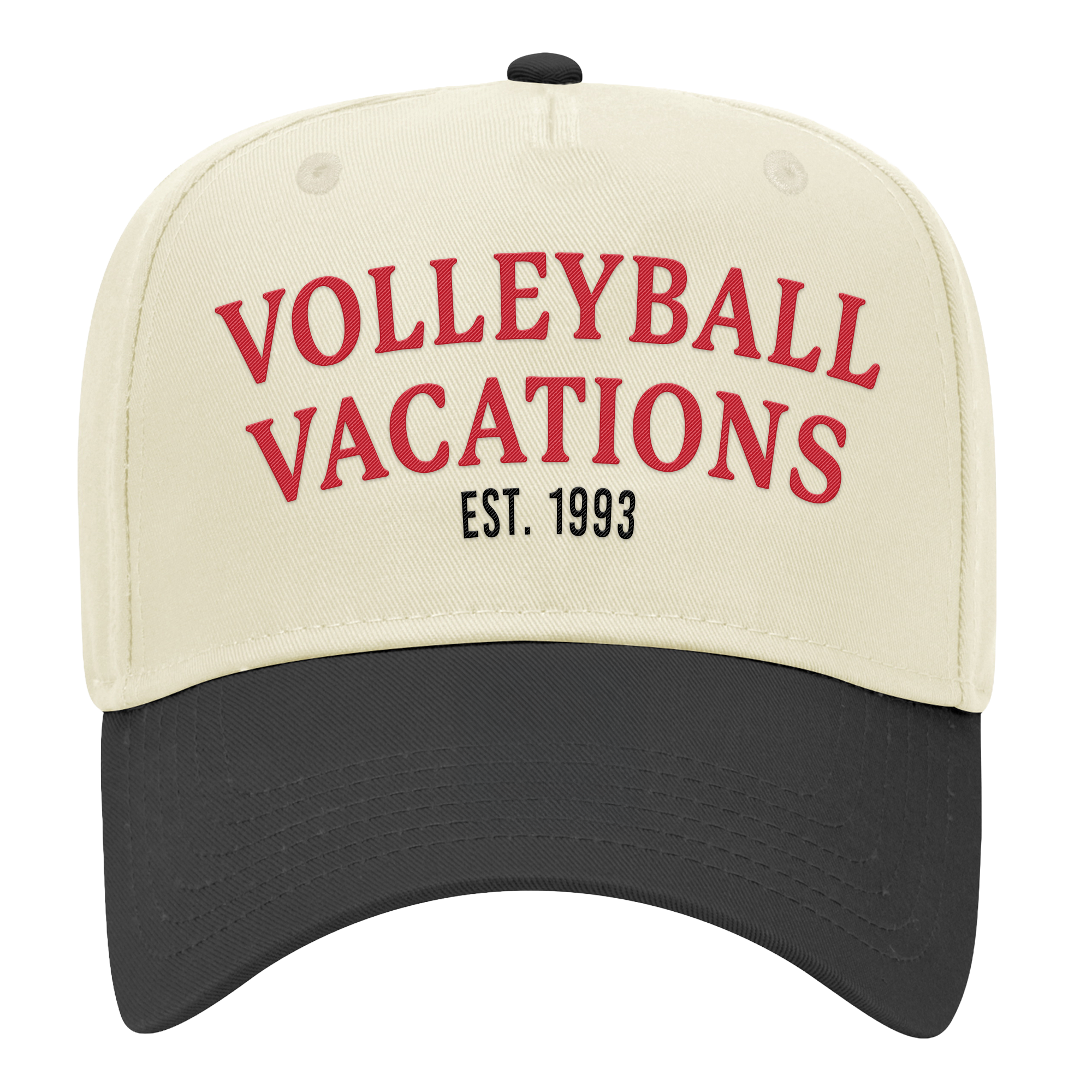 Volleyball Vacations Snapback Hat