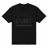 See The Stars Heavyweight Tee — Black, front