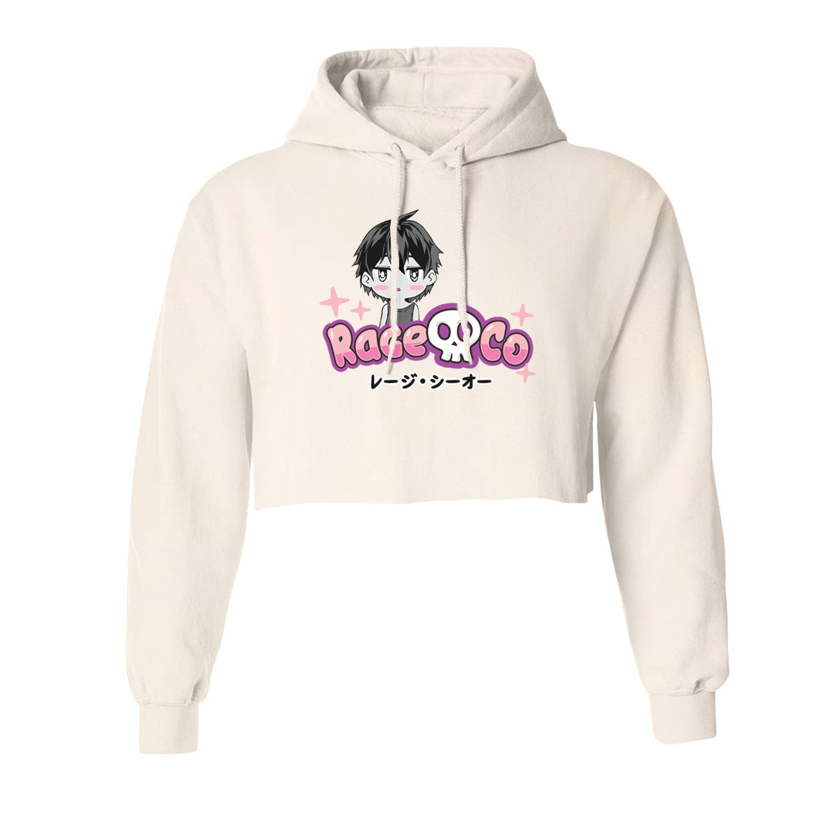 Angel Chibi Crop Hoodie