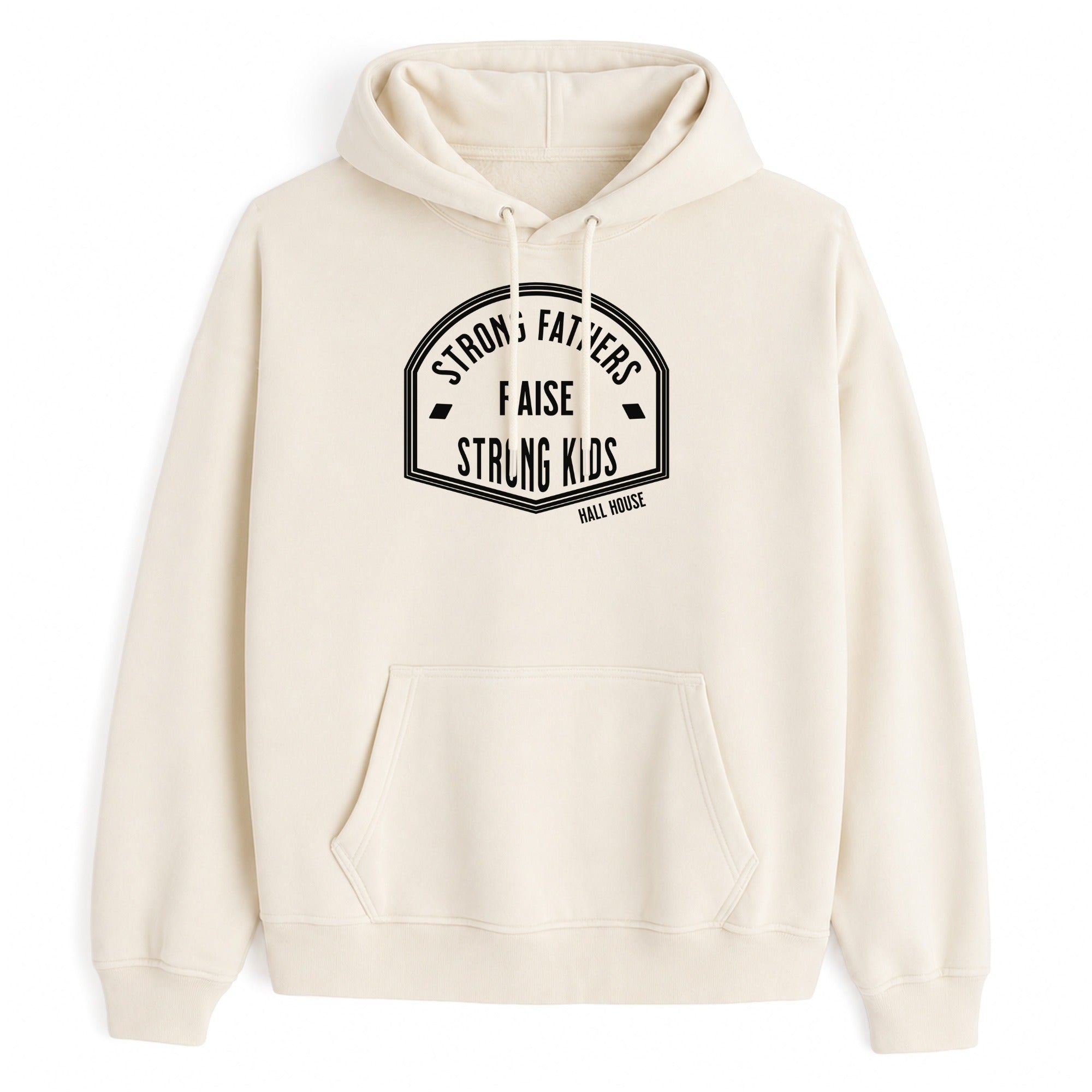 Strong Fathers Hoodie — Natural, front