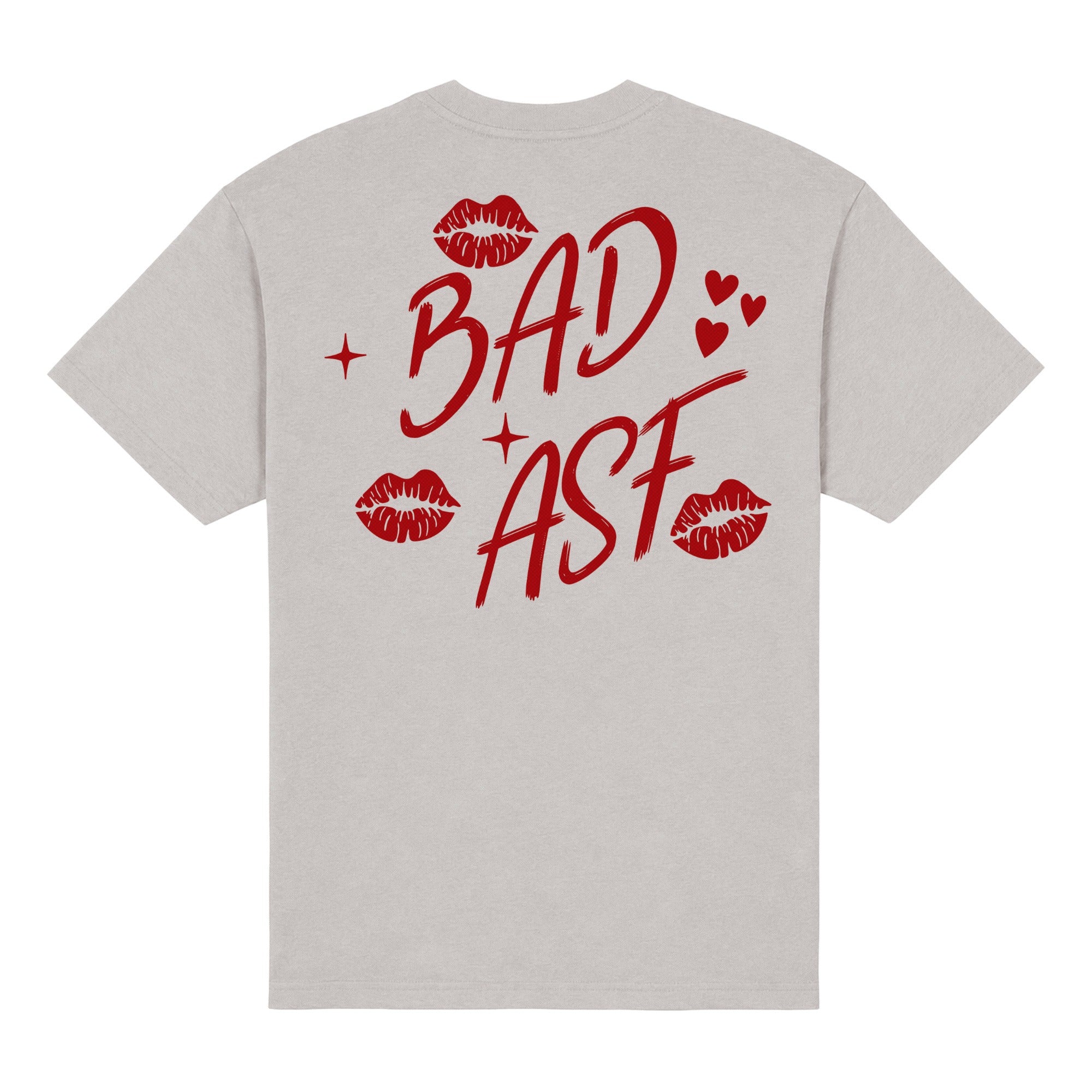 Bethany Heavyweight Tee — Stone, back
