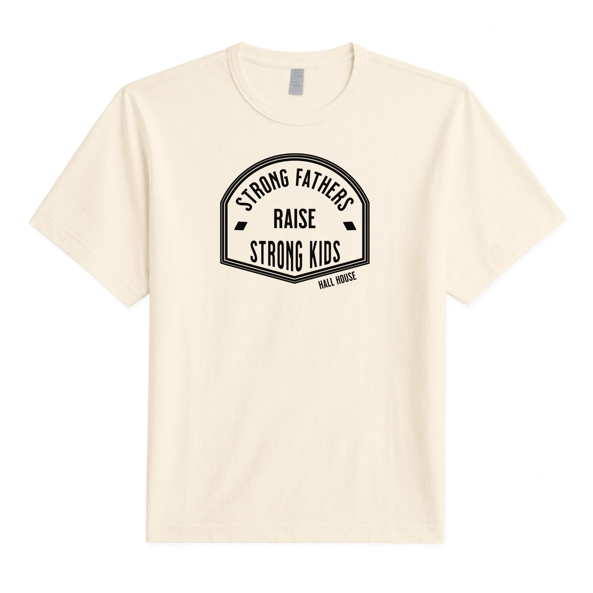 Strong Fathers Tee — Natural, front