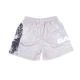 Bankai Grey Mesh Shorts