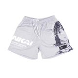 Bankai Grey Mesh Shorts