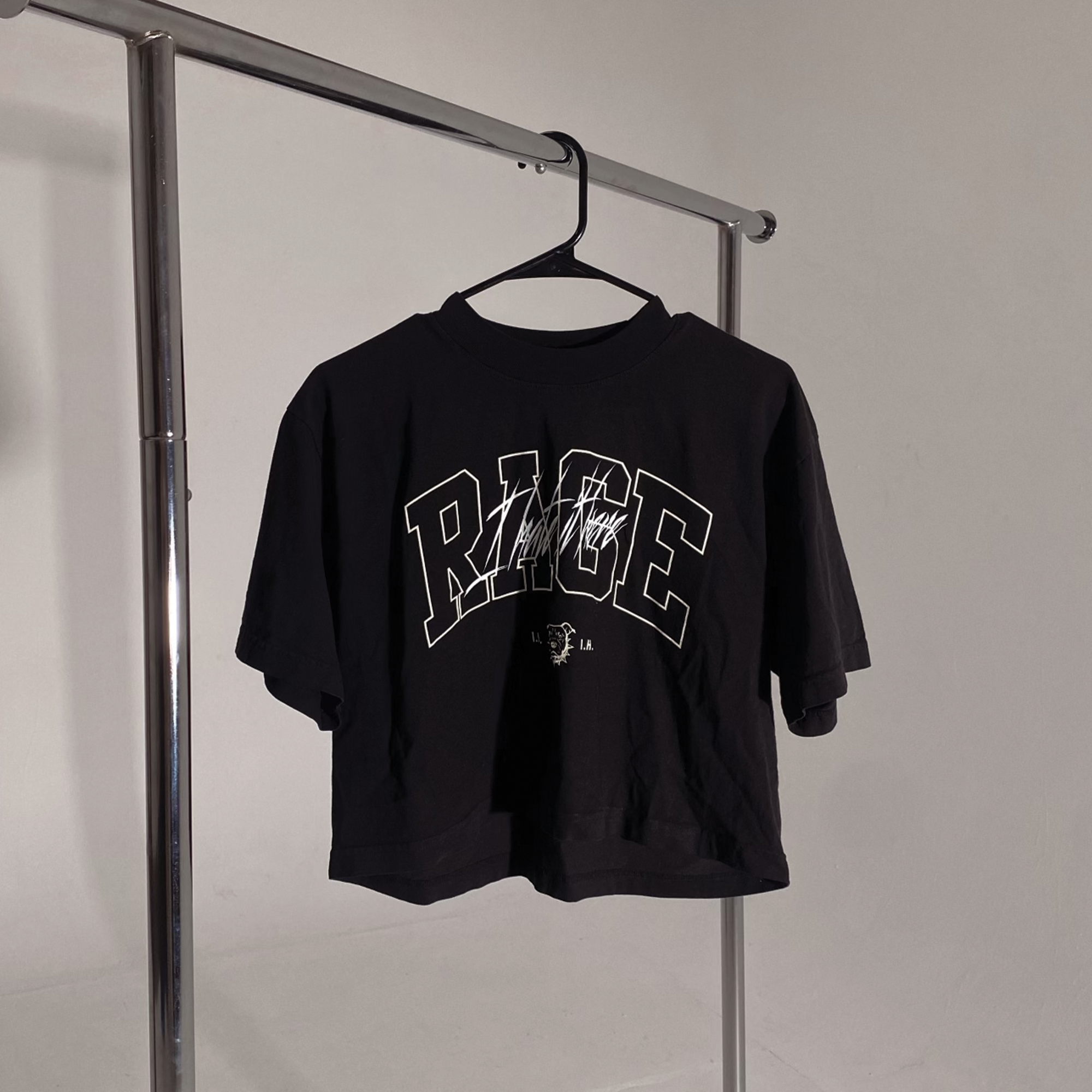 Varsity Oversized Crop Tee