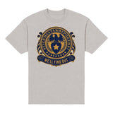 We'll Find Out Heavyweight Tee — Stone, front