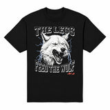 Wolf Heavyweight Tee — Black, front