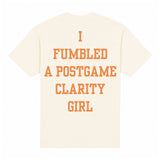 I Fumbled Heavyweight Tee — Natural, back