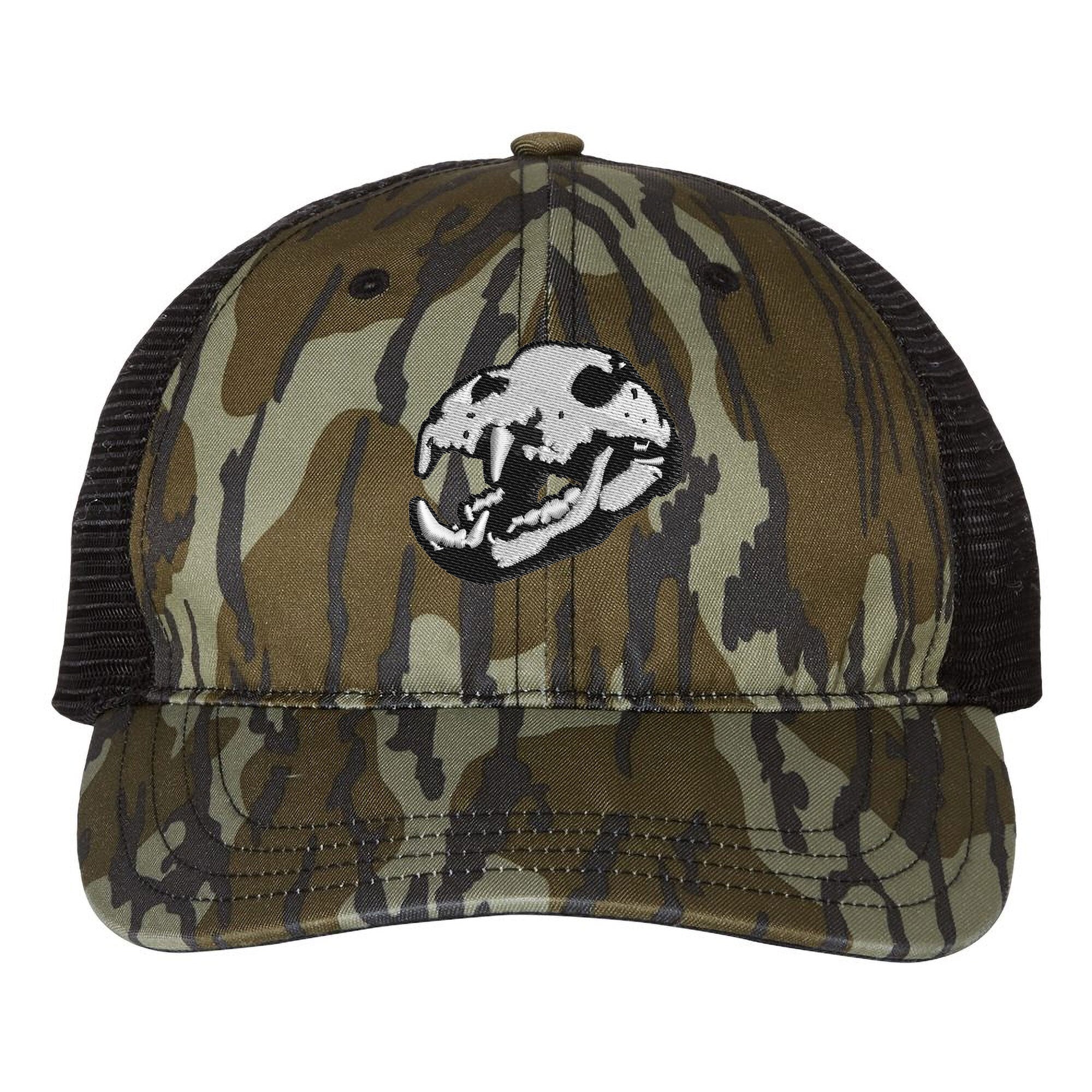 Grizzly Skull Camo Trucker Snapback (Mossy Oak)