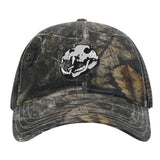 Grizzly Skull Camo Trucker Snapback (Mossy Oak)