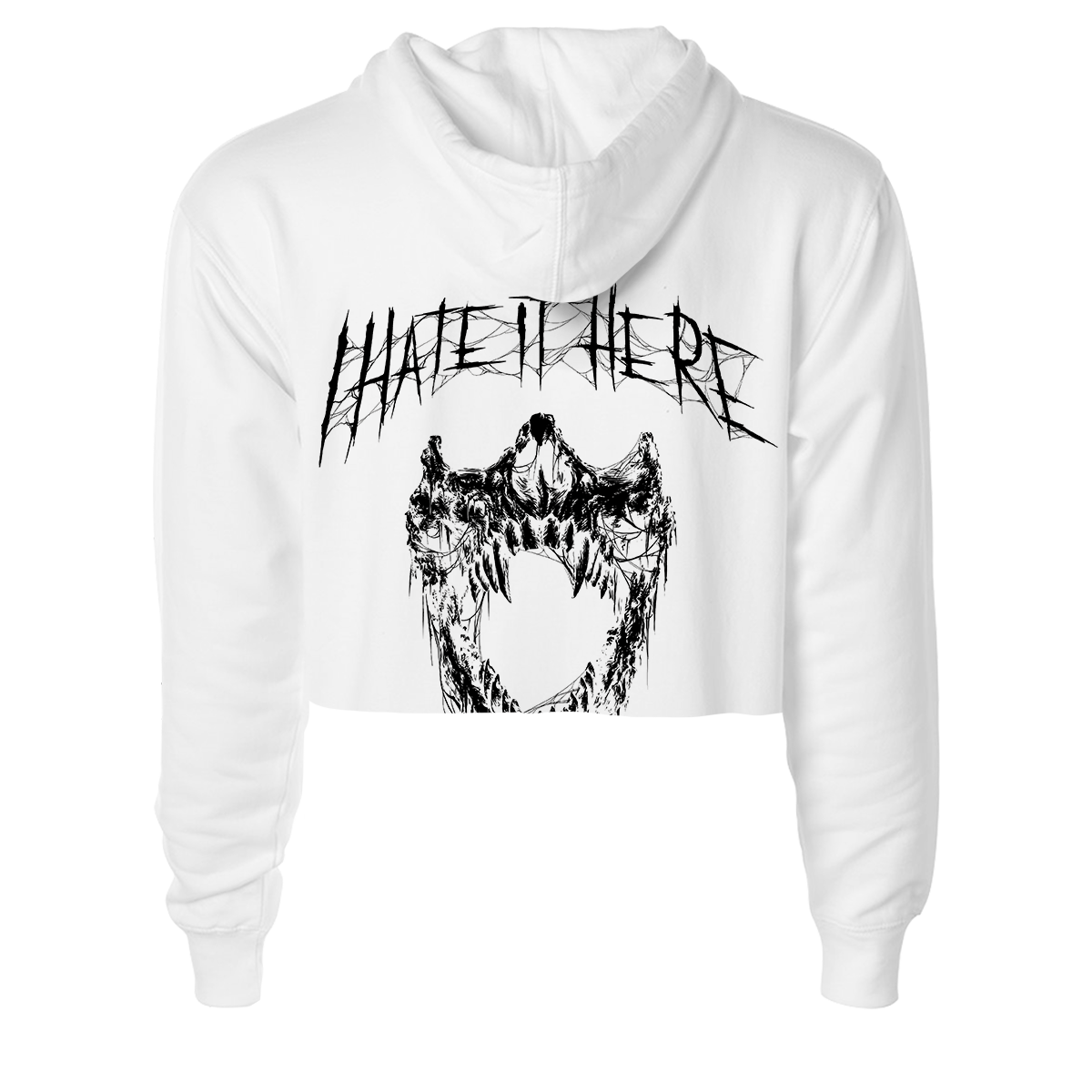 Hate It Here Crop Hoodie