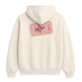 Ticket Hoodie — Natural, back