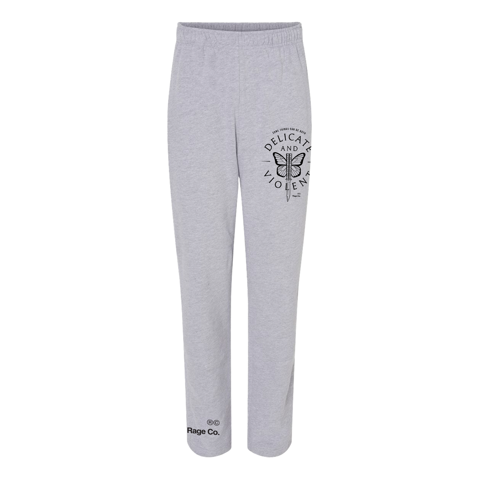 Delicate and Violent Straight Leg Sweatpants