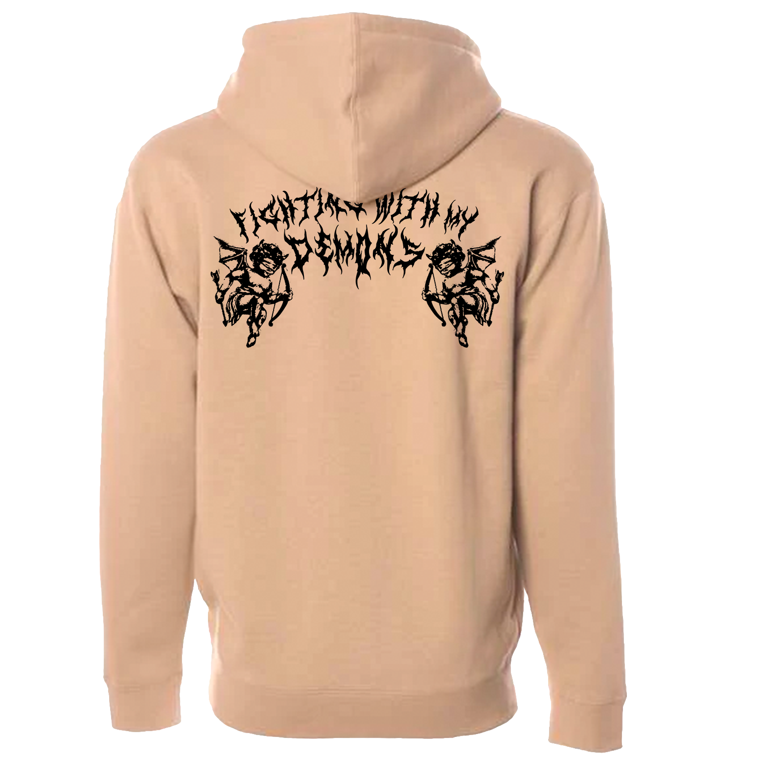 Poatan Merchlabs Discount Code Fighting With My Demons Lightweight Zip Hoodie – MerchLabs