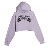 Fighting With My Demons Crop Hoodie