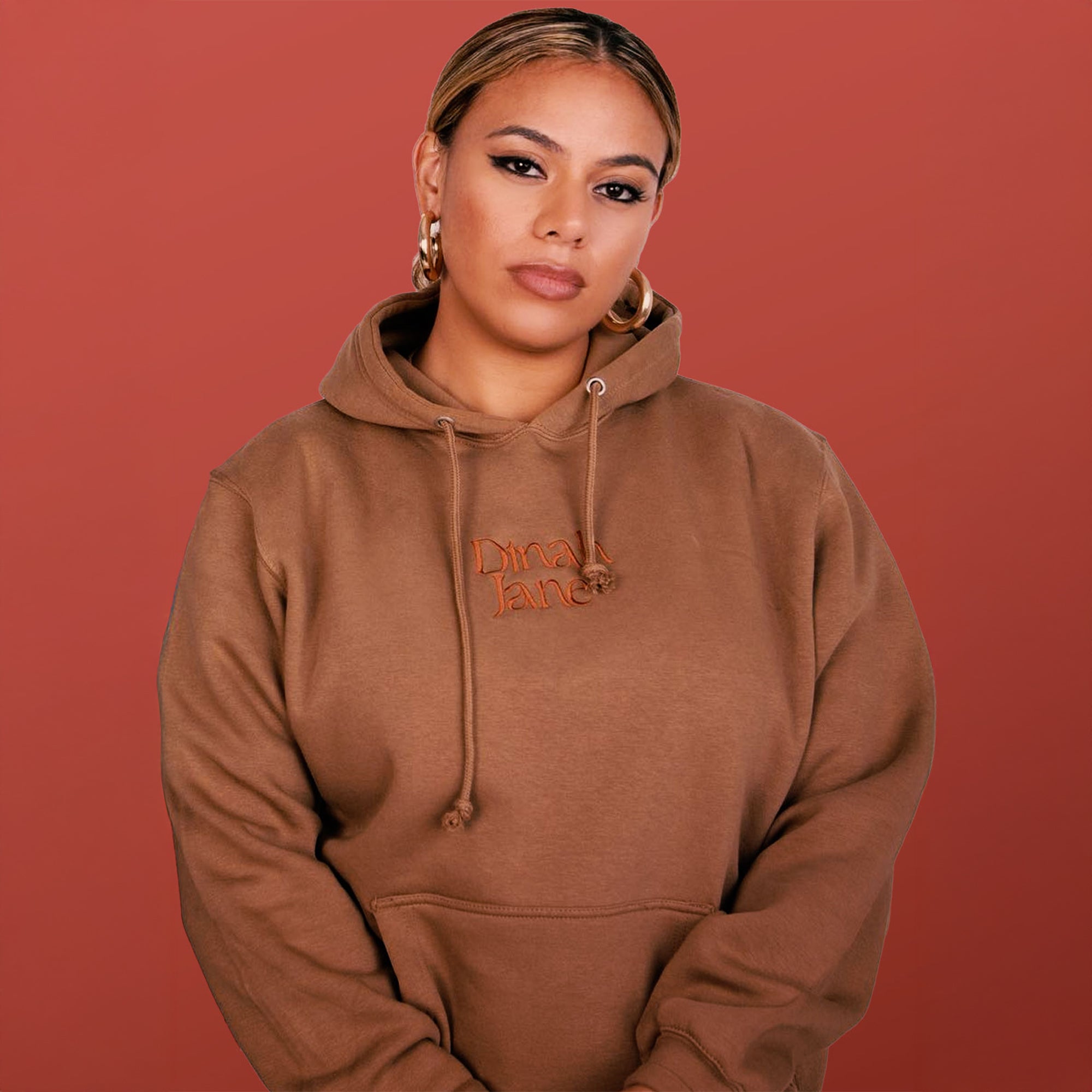 Dinah Jane Embroidered Heavyweight Hoodie