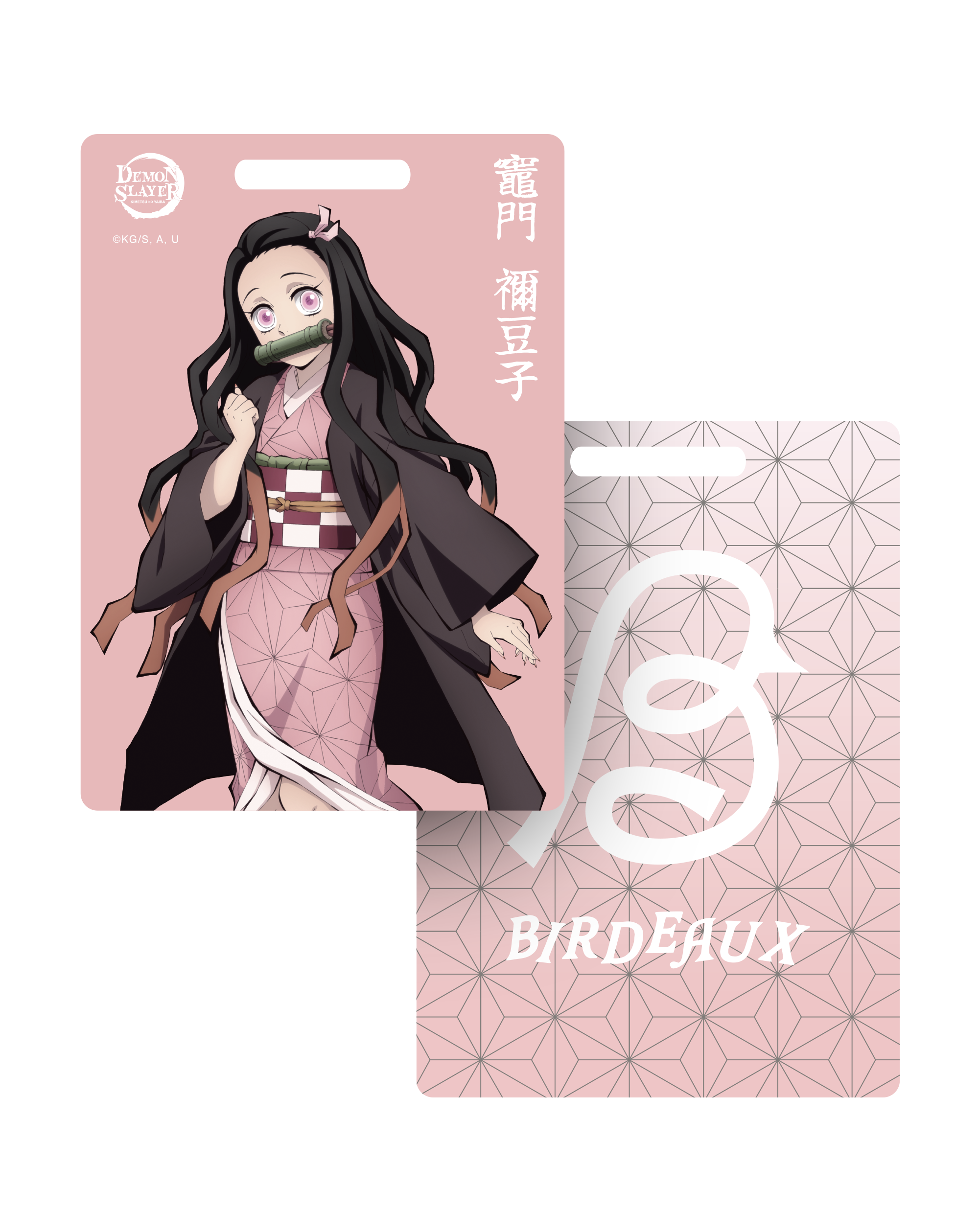Birdeaux x Demon Slayer Golf Bag Tag - Nezuko [PRE-ORDER]