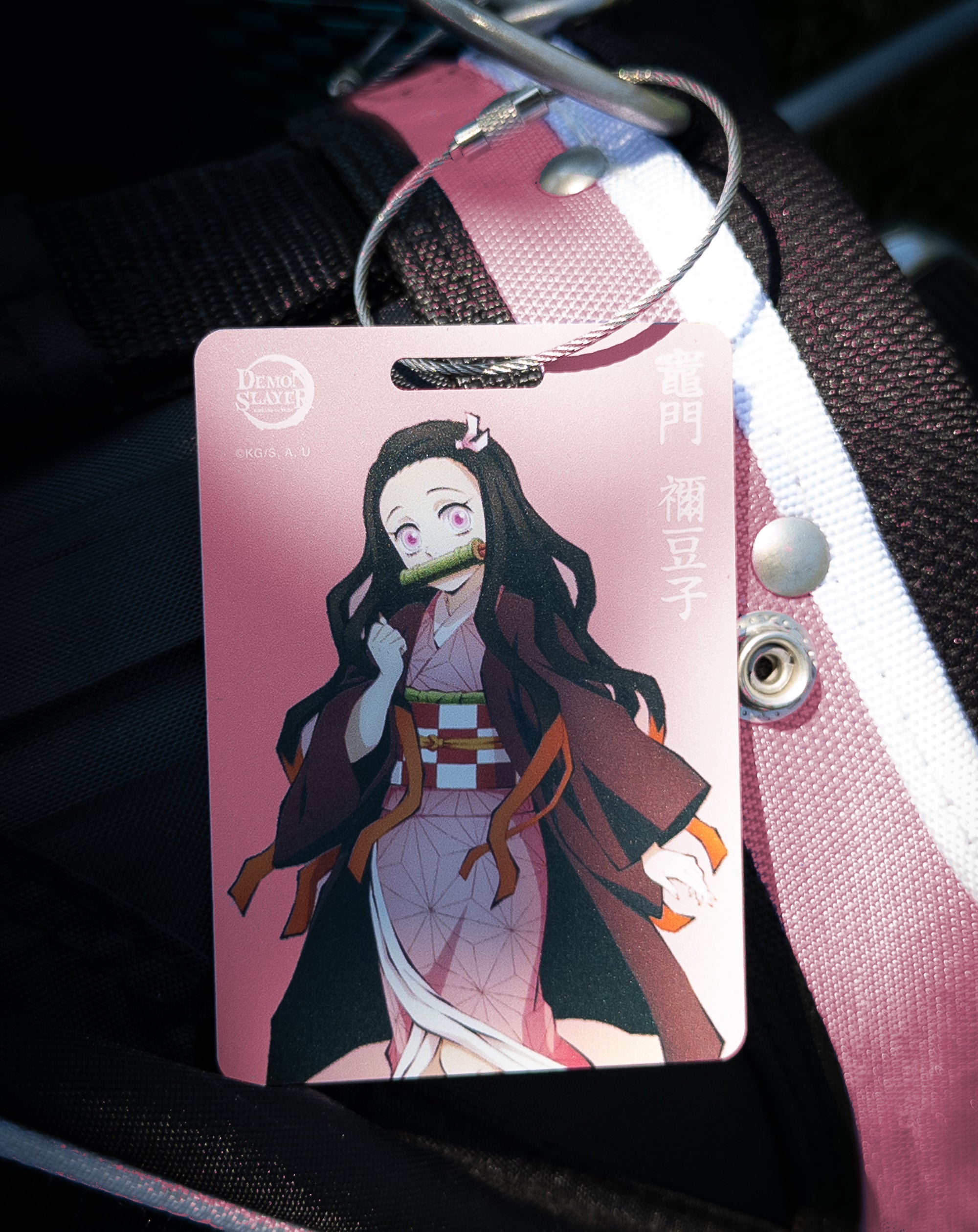 Birdeaux x Demon Slayer Golf Bag Tag - Nezuko [PRE-ORDER]