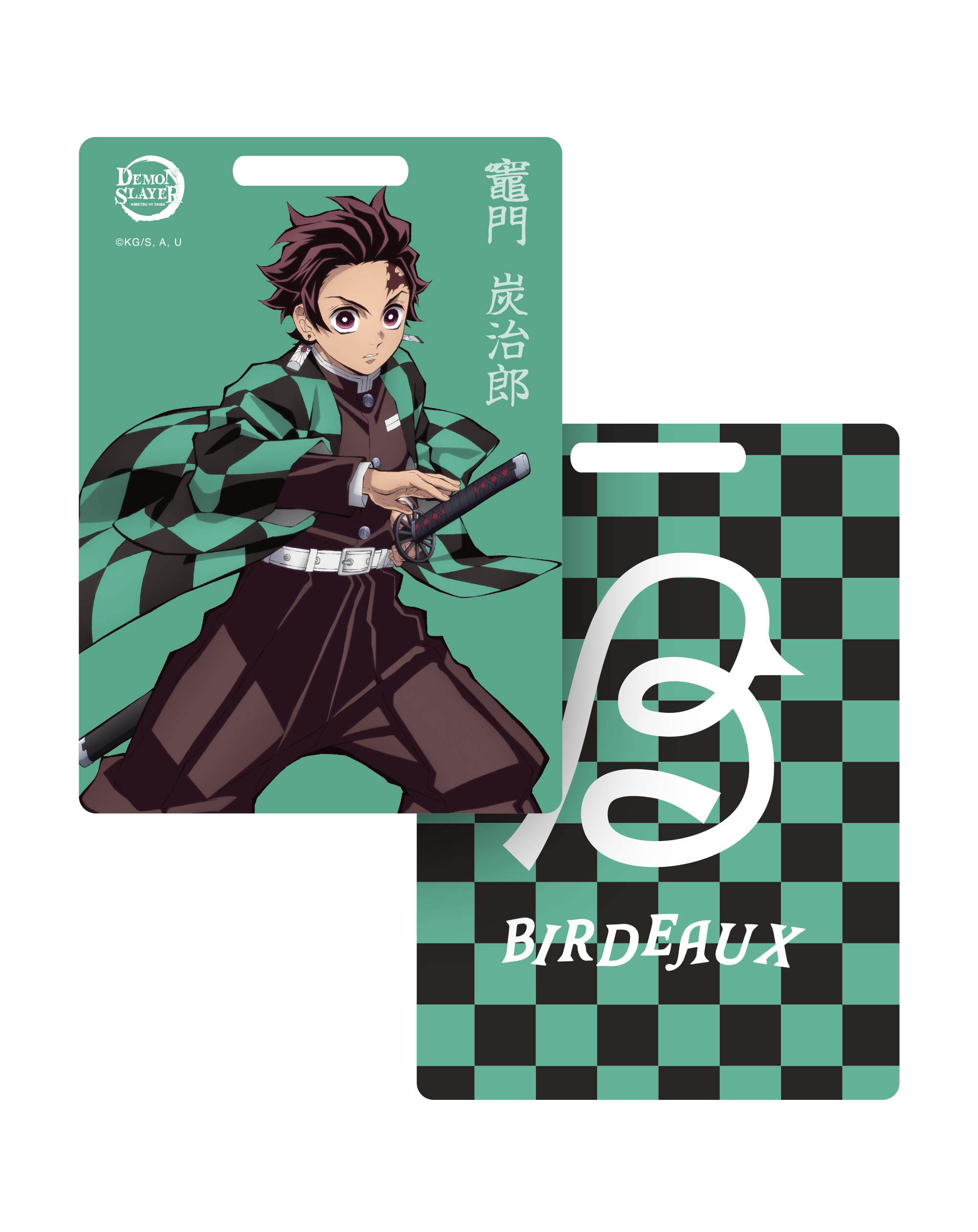 Birdeaux x Demon Slayer Golf Bag Tag - Tanjiro [PRE-ORDER]