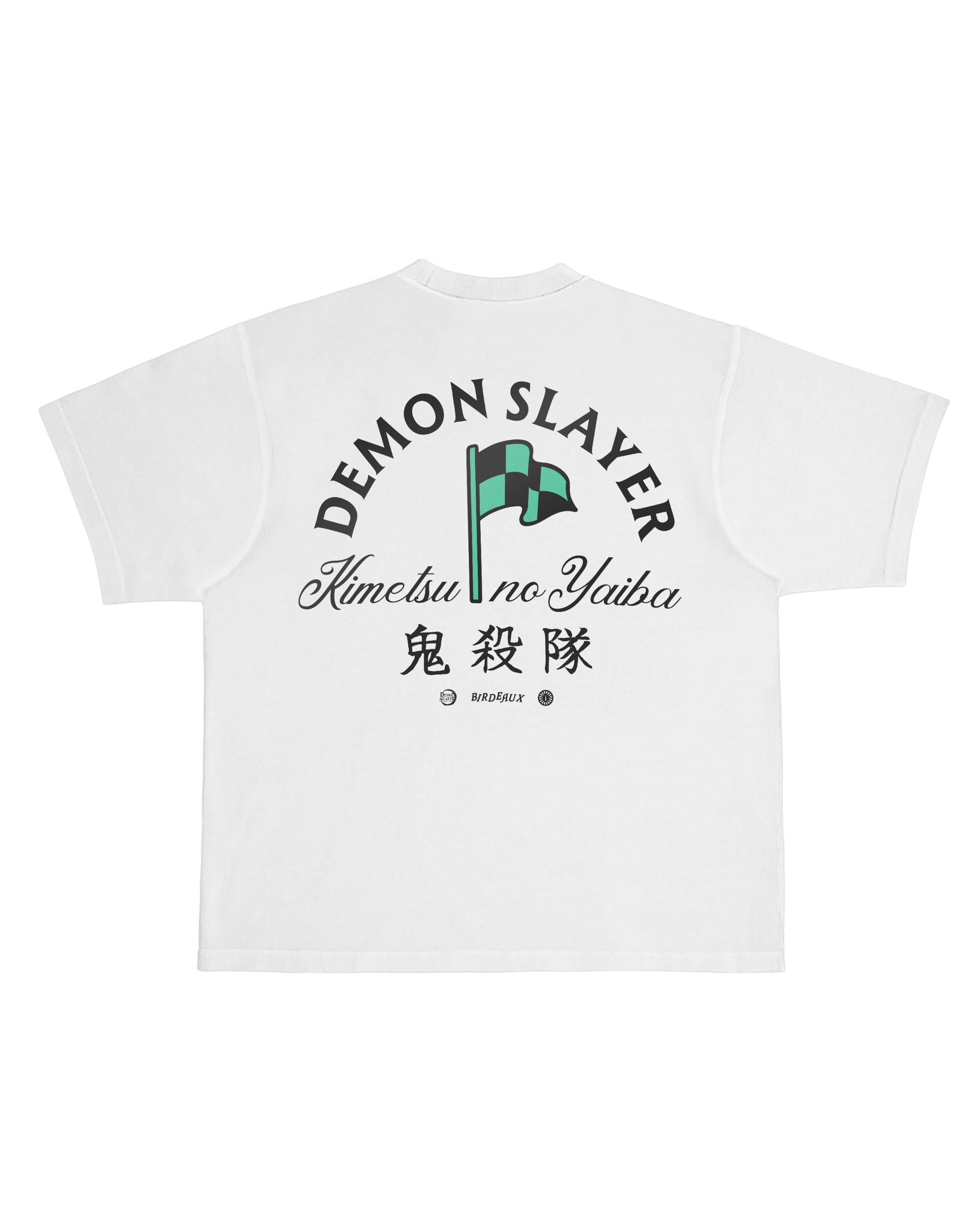 Birdeaux x Demon Slayer Tanjiro Flagstick Oversized Heavyweight Tee [PRE-ORDER]