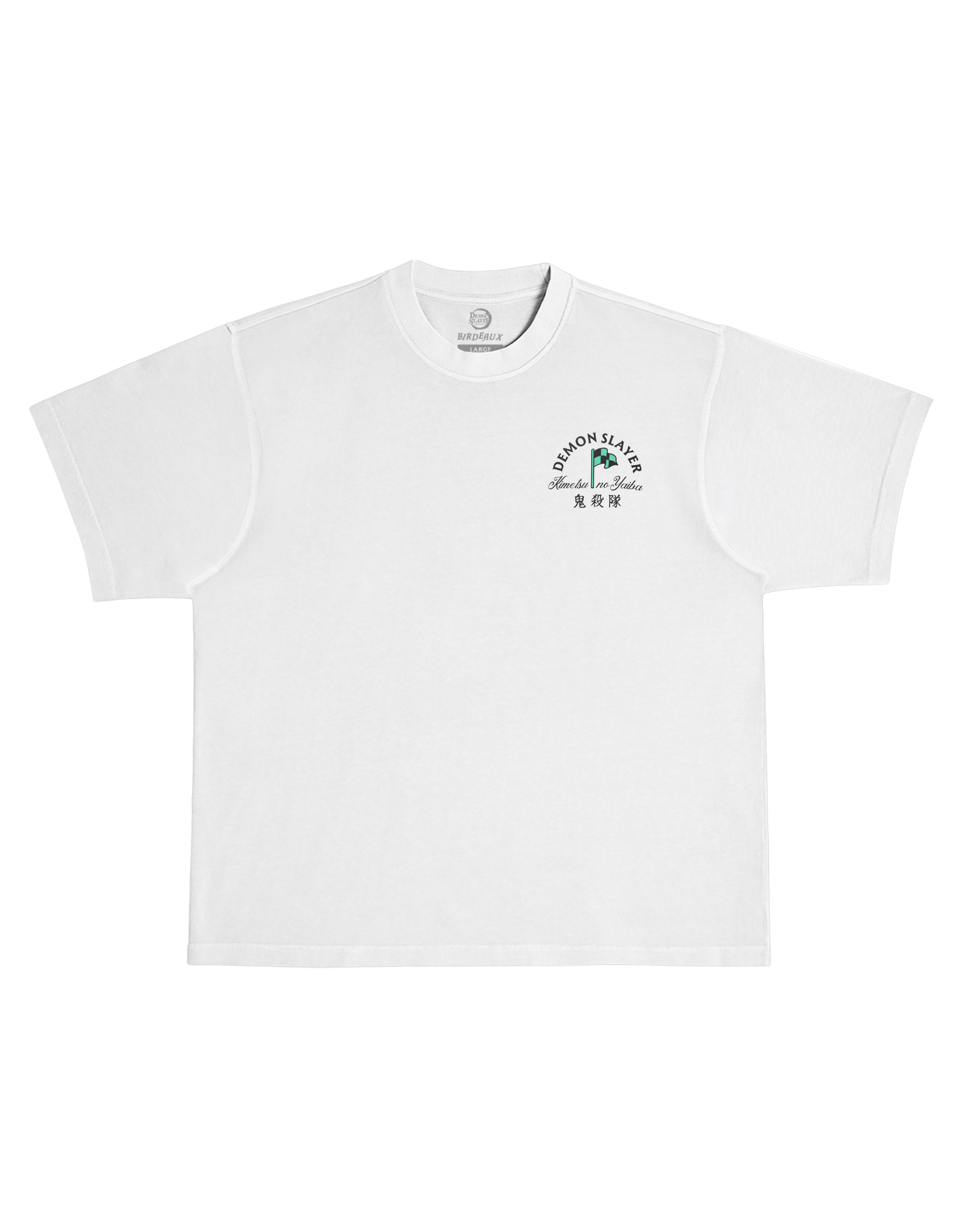 Birdeaux x Demon Slayer Tanjiro Flagstick Oversized Heavyweight Tee [PRE-ORDER]