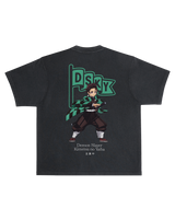 Birdeaux x Demon Slayer Tanjiro Oversized Heavyweight Tee [PRE-ORDER]