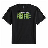 Favorite Bands Tee — Black, front